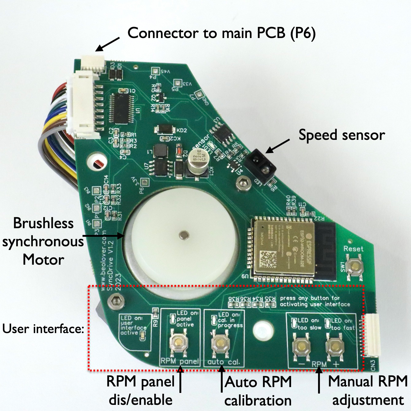 Beolover SyncDrive DC Platter Motor Replacement for Beogram 4002 and 4004