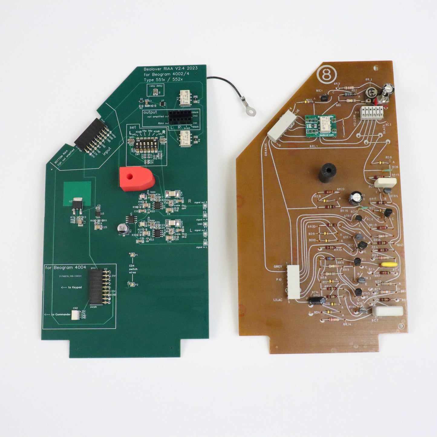 Internal RIAA Pre-Amplifier for Beogram 4002 and 4004