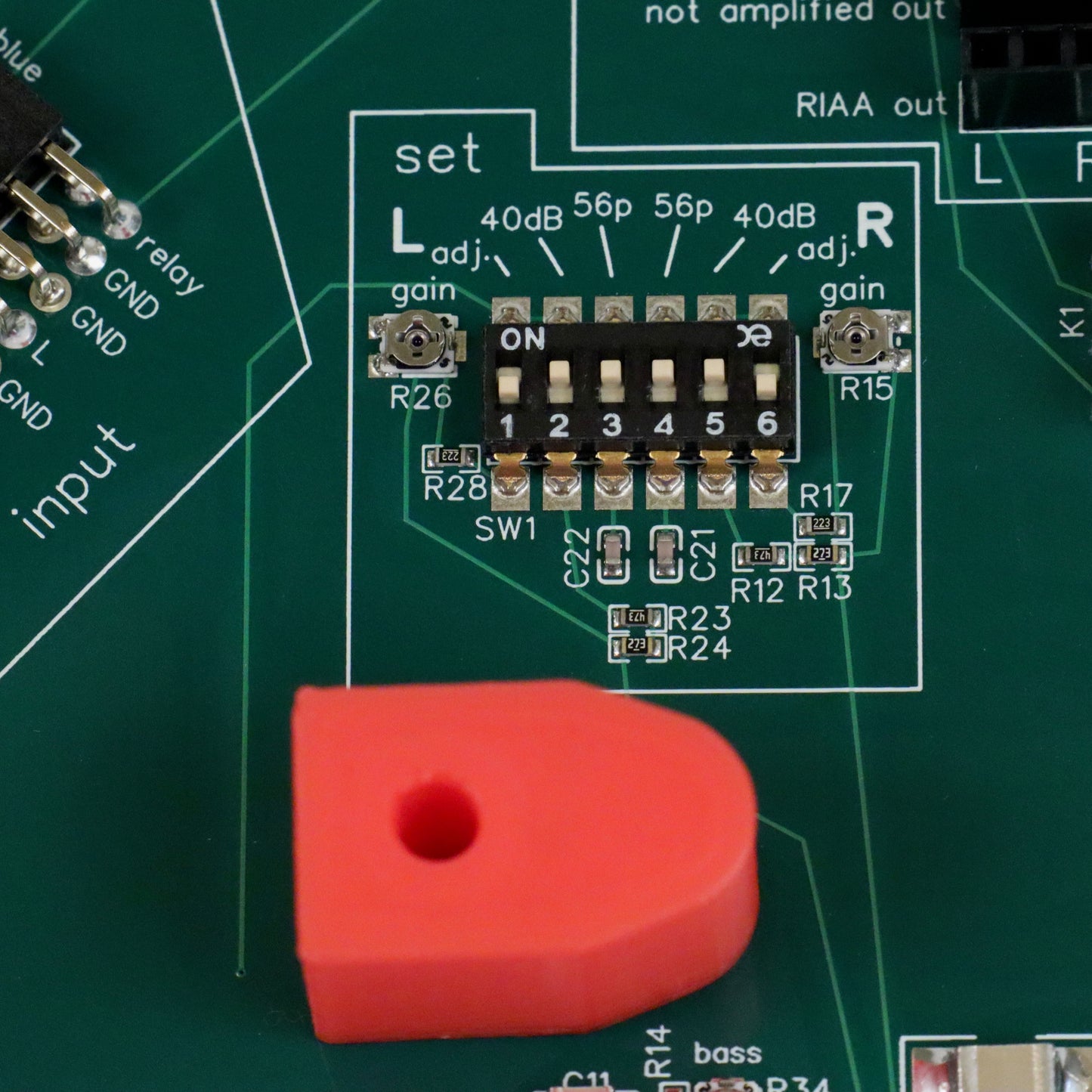 Internal RIAA Pre-Amplifier for Beogram 4002 and 4004