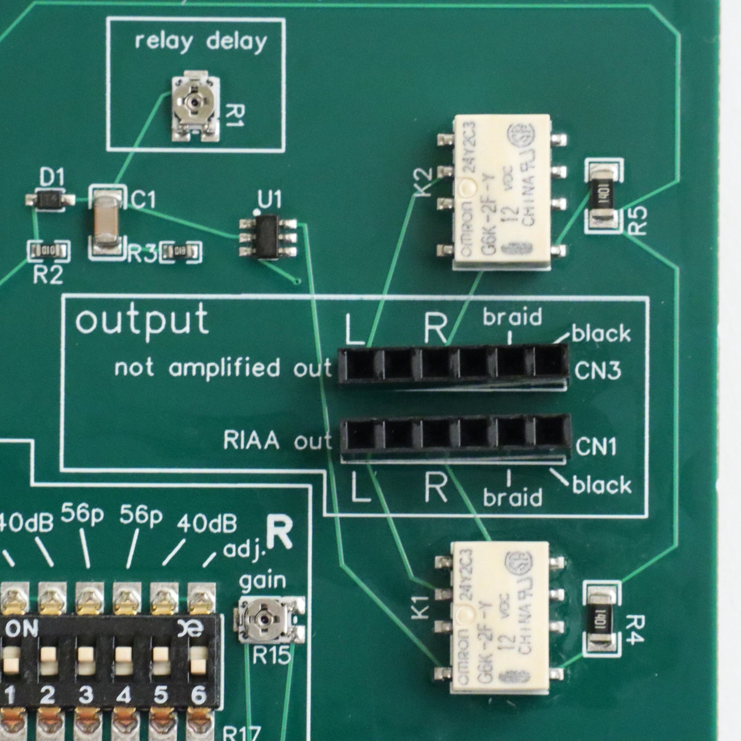 Internal RIAA Pre-Amplifier for Beogram 4002 and 4004