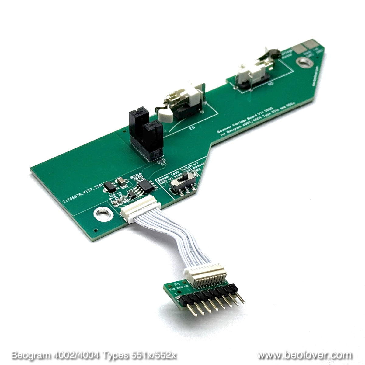 Carriage Position PCB for Beogram 4002 and 4004 (Types 551x/552x)