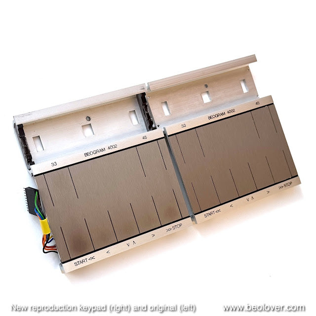 Keypad Restoration Service for Beogram 4002 and 4004