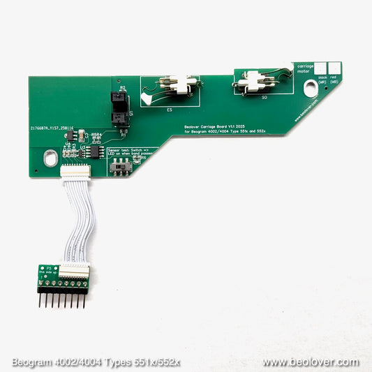 Carriage Position PCB for Beogram 4002 and 4004 (Types 551x/552x)